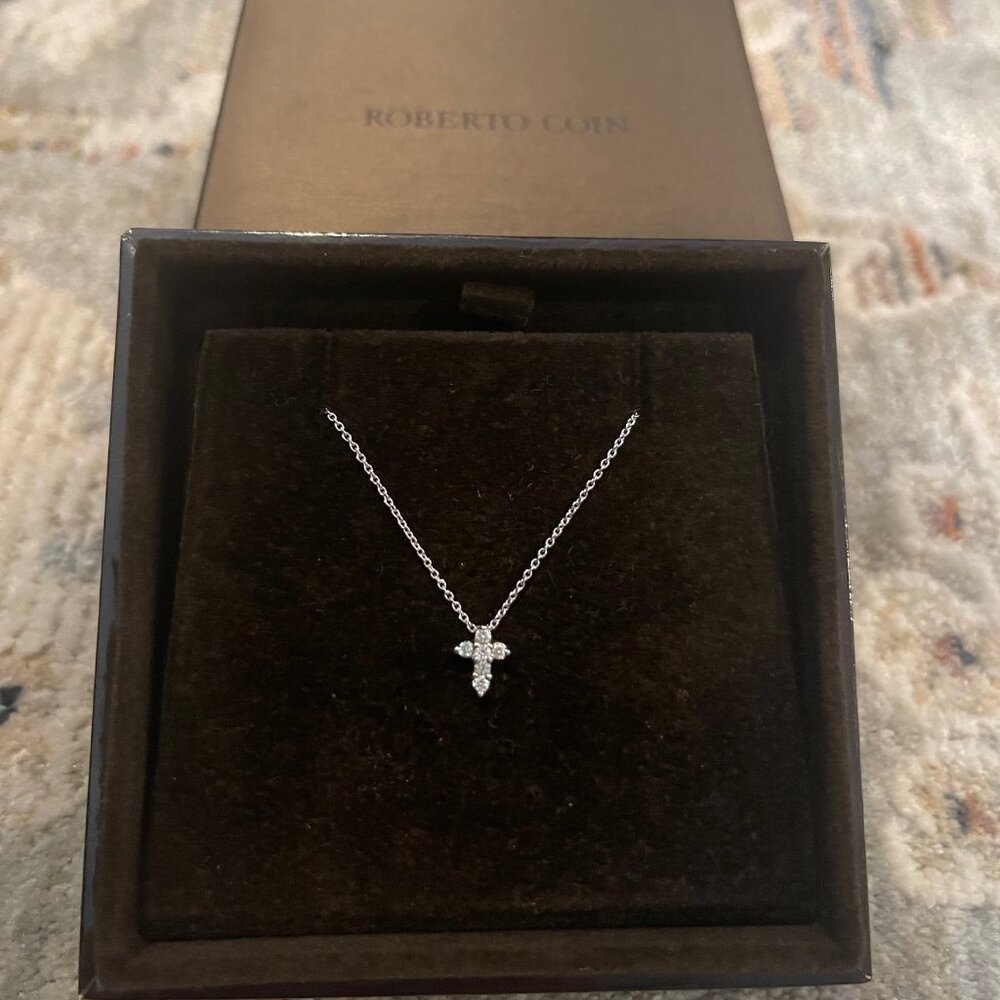 Roberto Coin Cross Necklace